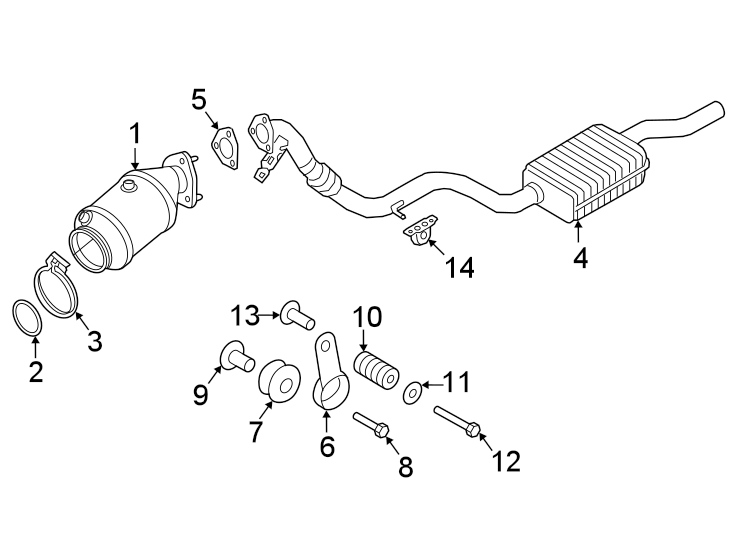 2Exhaust system. Exhaust components.https://images.simplepart.com/images/parts/motor/fullsize/1390363.png