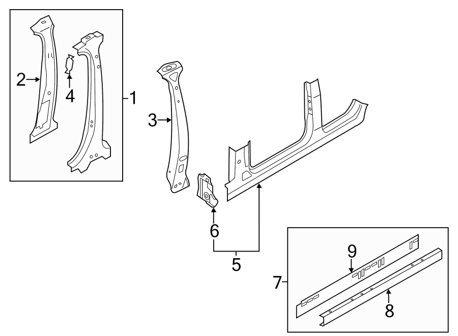 7PILLARS. ROCKER & FLOOR. CENTER PILLAR & ROCKER.https://images.simplepart.com/images/parts/motor/fullsize/1390655.png