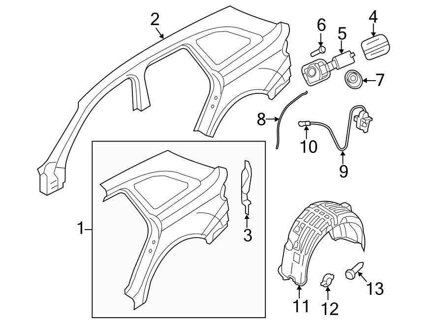 9QUARTER PANEL & COMPONENTS.https://images.simplepart.com/images/parts/motor/fullsize/1390730.png