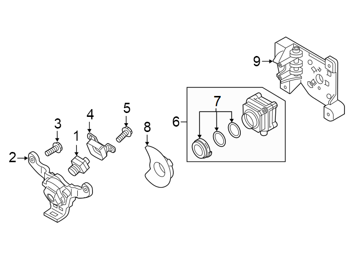 9Camera system. Night vision. W/O RSQ8. W/RSQ8.https://images.simplepart.com/images/parts/motor/fullsize/1392021.png