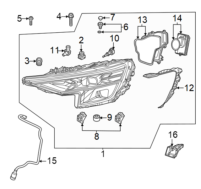 68IZ. Headlight adjust. Range control. W/LASER headlamp. W/MATRIX beam. W/O LASER headlamp.https://images.simplepart.com/images/parts/motor/fullsize/1392027.png