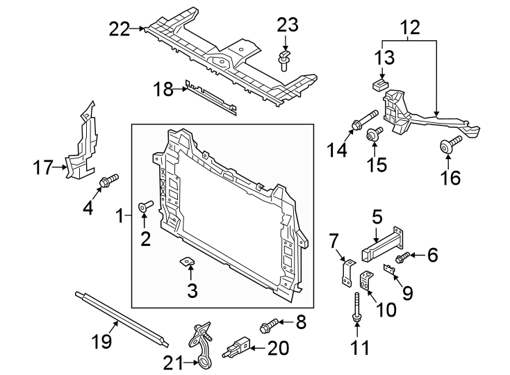 12RADIATOR SUPPORT.https://images.simplepart.com/images/parts/motor/fullsize/1392035.png