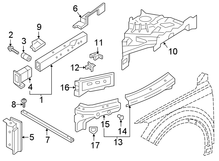 14FENDER. STRUCTURAL COMPONENTS & RAILS.https://images.simplepart.com/images/parts/motor/fullsize/1392150.png