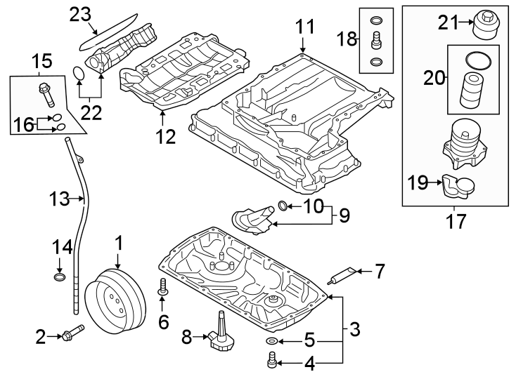 Engine / transaxle. Engine parts.