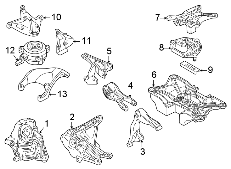 11Engine / transaxle. Engine & TRANS mounting.https://images.simplepart.com/images/parts/motor/fullsize/1392304.png