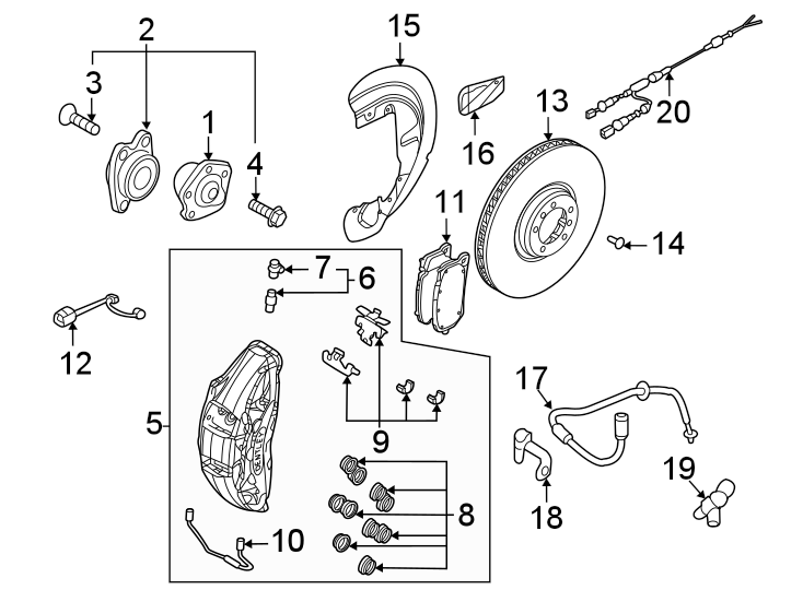 20Front suspension. Brake components.https://images.simplepart.com/images/parts/motor/fullsize/1392354.png