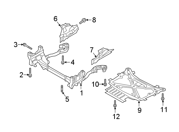 11Front suspension. Suspension mounting.https://images.simplepart.com/images/parts/motor/fullsize/1392378.png