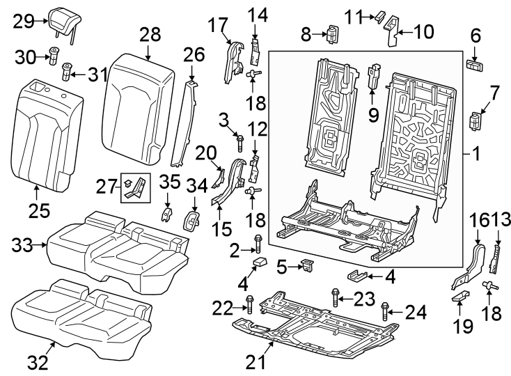 8SEATS & TRACKS. SECOND ROW SEATS.https://images.simplepart.com/images/parts/motor/fullsize/1392555.png