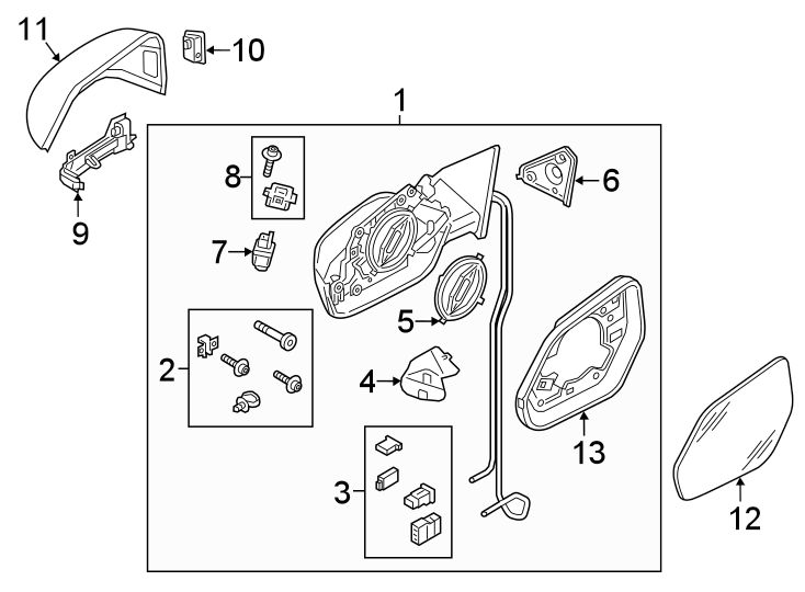 13FRONT DOOR. OUTSIDE MIRRORS.https://images.simplepart.com/images/parts/motor/fullsize/1392640.png