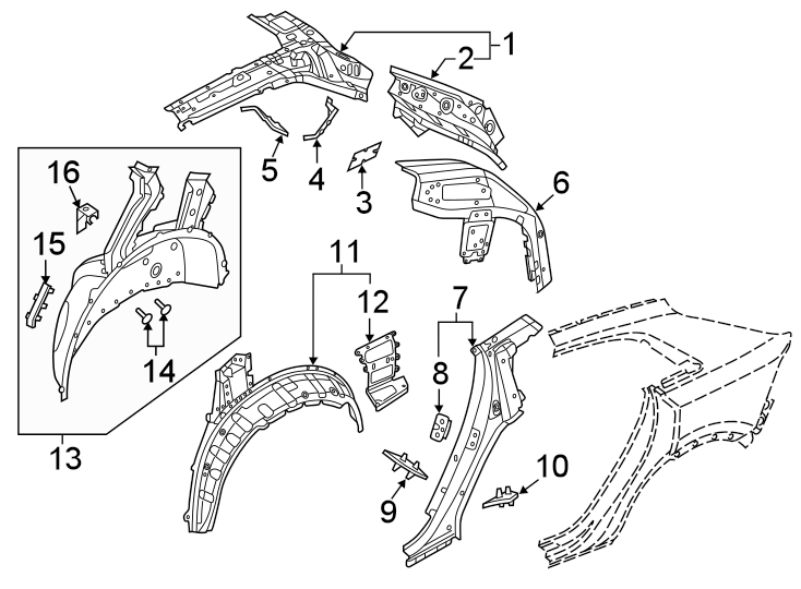 8QUARTER PANEL. INNER STRUCTURE.https://images.simplepart.com/images/parts/motor/fullsize/1392725.png