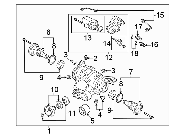 10Rear suspension. Axle & differential.https://images.simplepart.com/images/parts/motor/fullsize/1392768.png