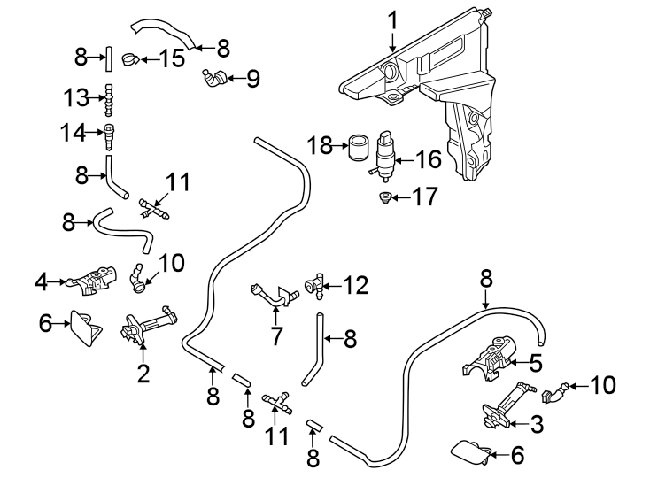 10Front lamps. Washer components.https://images.simplepart.com/images/parts/motor/fullsize/1394050.png