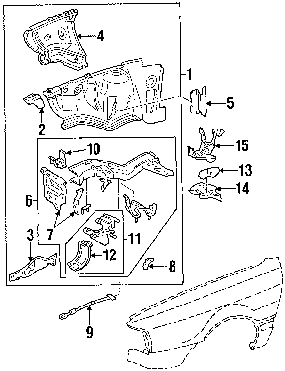 12FENDER. STRUCTURAL COMPONENTS & RAILS.https://images.simplepart.com/images/parts/motor/fullsize/1395070.png