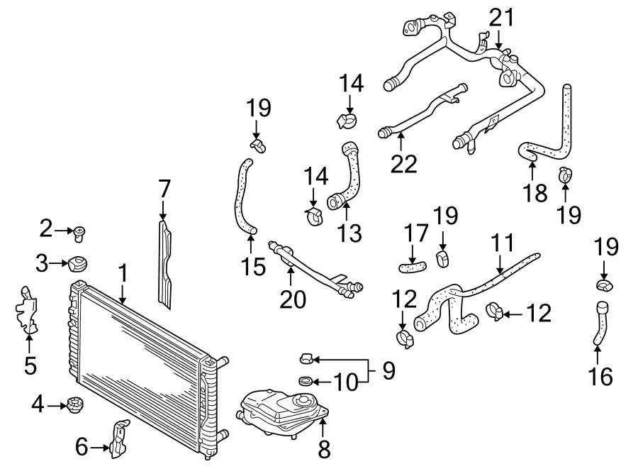 RADIATOR & COMPONENTS.