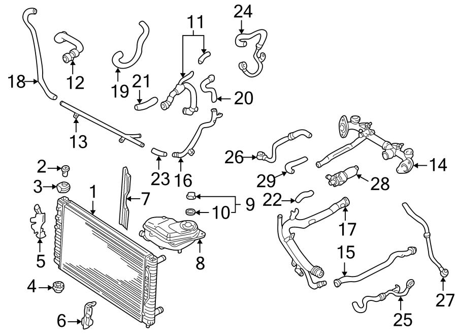 RADIATOR & COMPONENTS.