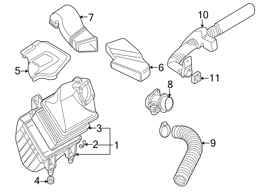 ENGINE / TRANSAXLE. AIR INTAKE.