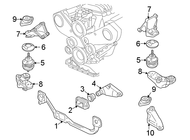 Engine / transaxle. Engine & TRANS mounting.