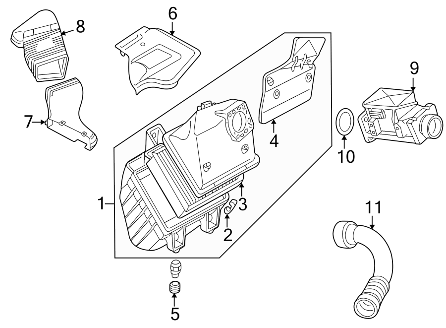 ENGINE / TRANSAXLE. AIR INTAKE.