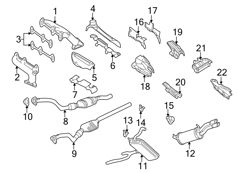 20EXHAUST SYSTEM. EXHAUST COMPONENTS. MANIFOLD.https://images.simplepart.com/images/parts/motor/fullsize/1396125.png