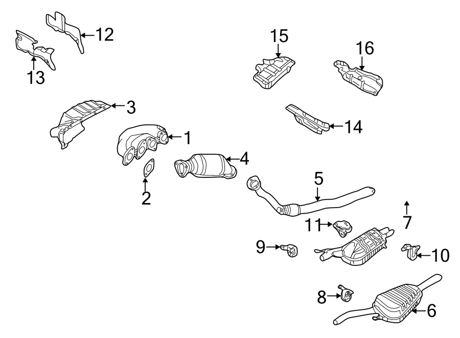 2EXHAUST SYSTEM. EXHAUST COMPONENTS. MANIFOLD.https://images.simplepart.com/images/parts/motor/fullsize/1396133.png