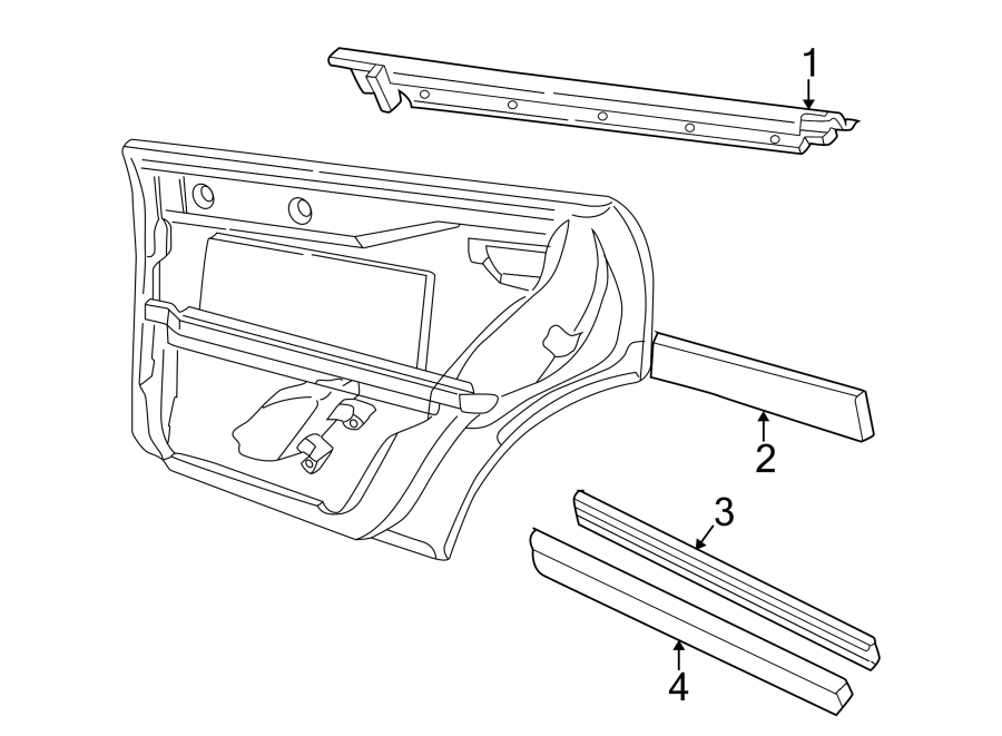 1REAR DOOR. EXTERIOR TRIM.https://images.simplepart.com/images/parts/motor/fullsize/1396302.png