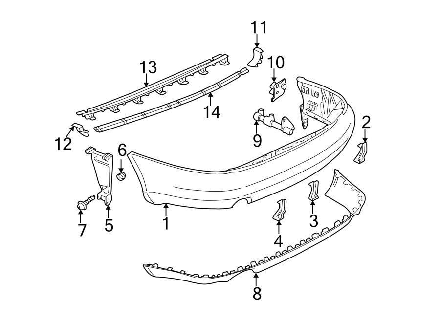 6REAR BUMPER. BUMPER & COMPONENTS.https://images.simplepart.com/images/parts/motor/fullsize/1396410.png