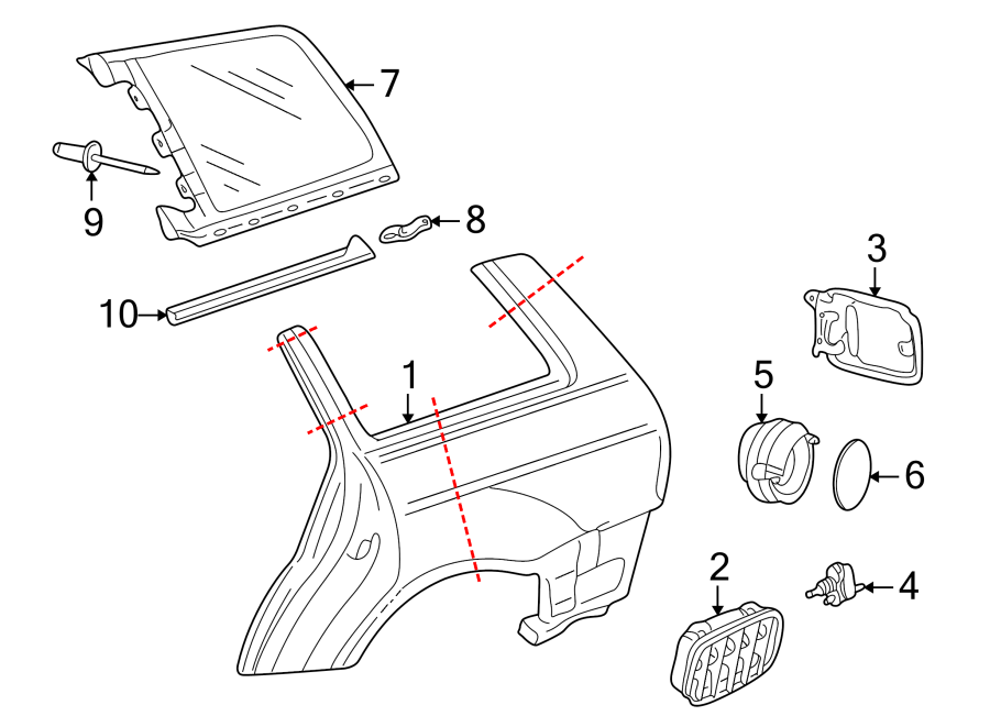 2GLASS. QUARTER PANEL & COMPONENTS.https://images.simplepart.com/images/parts/motor/fullsize/1396480.png