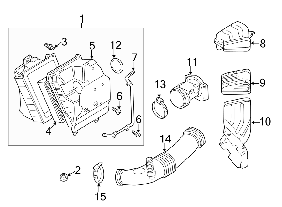 ENGINE / TRANSAXLE. AIR INTAKE.