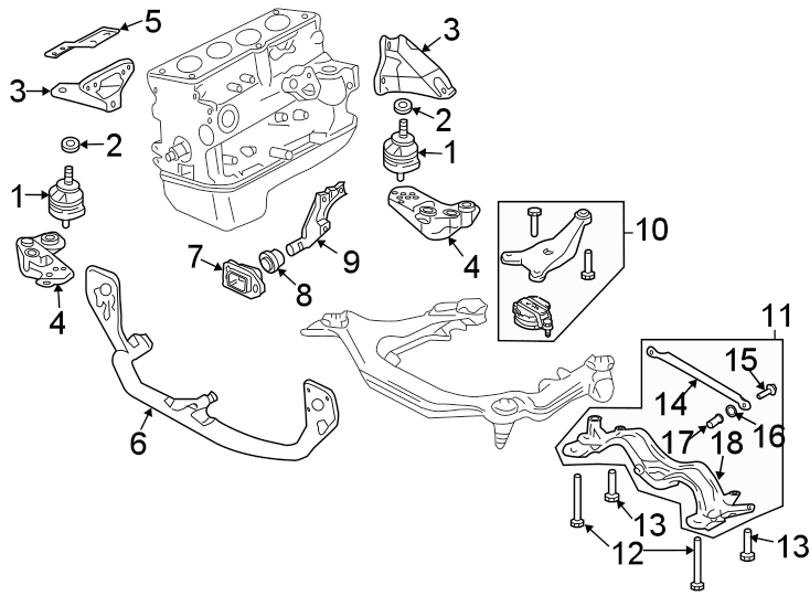 1ENGINE / TRANSAXLE. ENGINE & TRANS MOUNTING.https://images.simplepart.com/images/parts/motor/fullsize/1397210.png