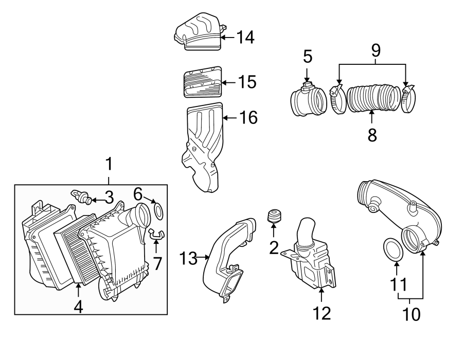 ENGINE / TRANSAXLE. AIR INTAKE.