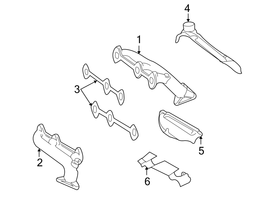 3EXHAUST SYSTEM. MANIFOLD.https://images.simplepart.com/images/parts/motor/fullsize/1397285.png