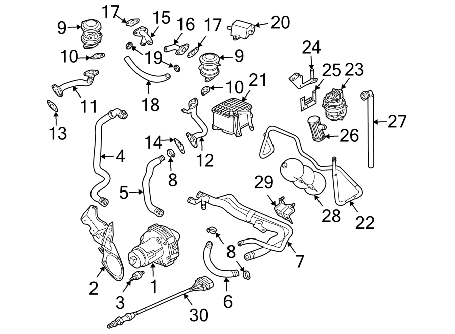 30EMISSION SYSTEM. EMISSION COMPONENTS.https://images.simplepart.com/images/parts/motor/fullsize/1397307.png