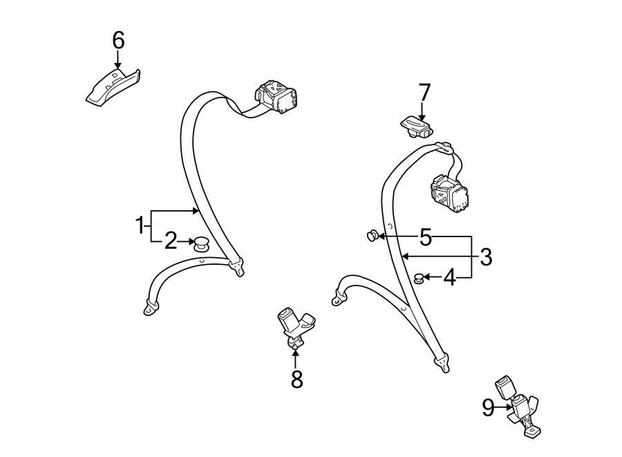 5RESTRAINT SYSTEMS. REAR SEAT BELTS.https://images.simplepart.com/images/parts/motor/fullsize/1397475.png