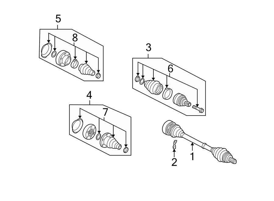 REAR SUSPENSION. DRIVE AXLES.