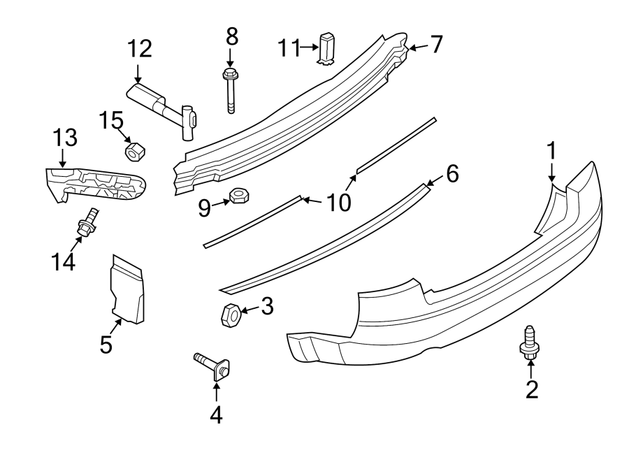 13REAR BUMPER. BUMPER & COMPONENTS.https://images.simplepart.com/images/parts/motor/fullsize/1397862.png