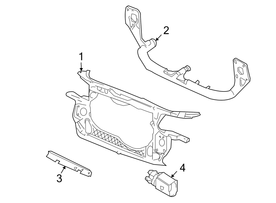 3RADIATOR SUPPORT.https://images.simplepart.com/images/parts/motor/fullsize/1397870.png