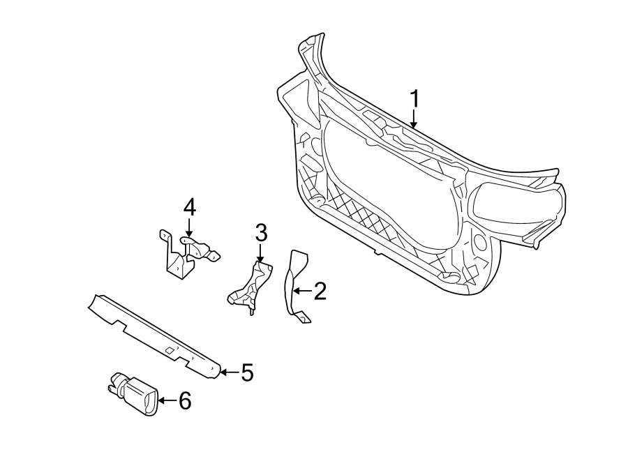 3RADIATOR SUPPORT.https://images.simplepart.com/images/parts/motor/fullsize/1398045.png