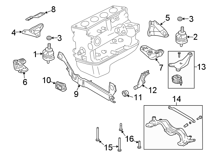 1ENGINE / TRANSAXLE. ENGINE & TRANS MOUNTING.https://images.simplepart.com/images/parts/motor/fullsize/1398305.png