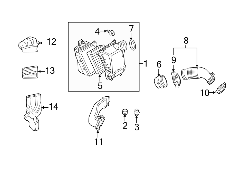 ENGINE / TRANSAXLE. AIR INTAKE.