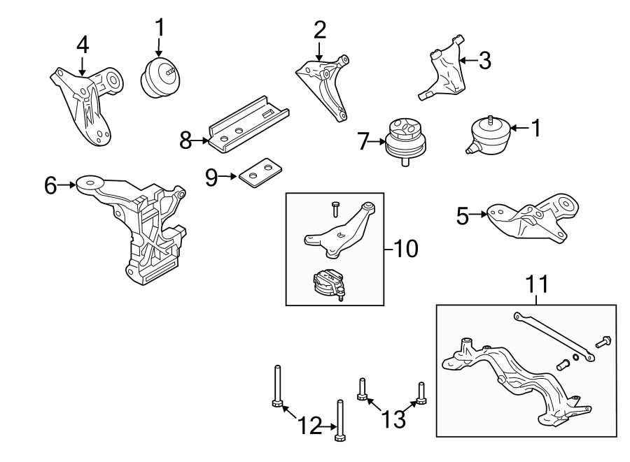 10ENGINE / TRANSAXLE. ENGINE & TRANS MOUNTING.https://images.simplepart.com/images/parts/motor/fullsize/1398376.png