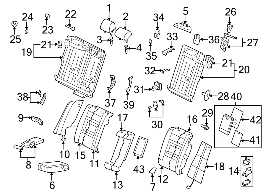 21SEATS & TRACKS. REAR SEAT COMPONENTS.https://images.simplepart.com/images/parts/motor/fullsize/1398670.png