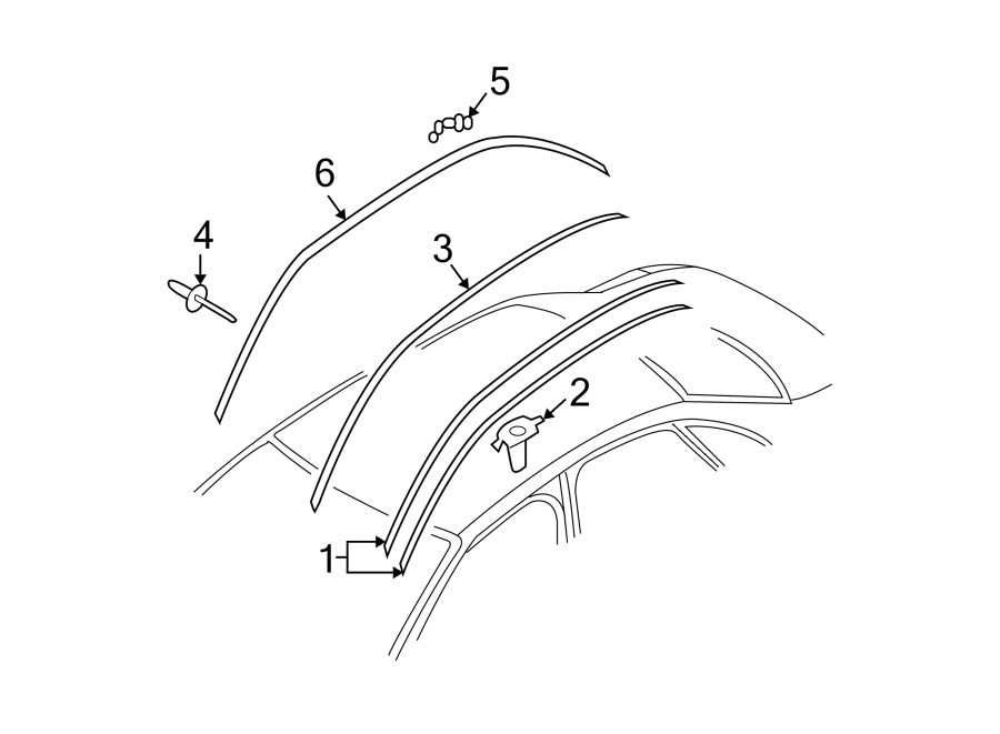 3ROOF. EXTERIOR TRIM.https://images.simplepart.com/images/parts/motor/fullsize/1398695.png