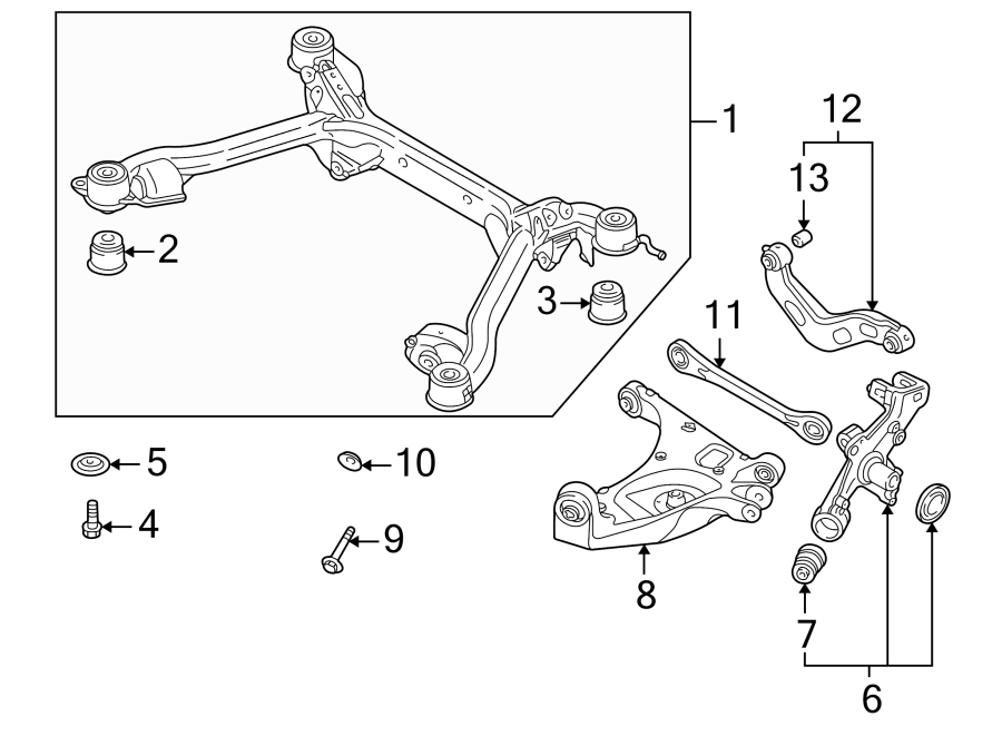 6REAR SUSPENSION. SUSPENSION COMPONENTS.https://images.simplepart.com/images/parts/motor/fullsize/1398890.png