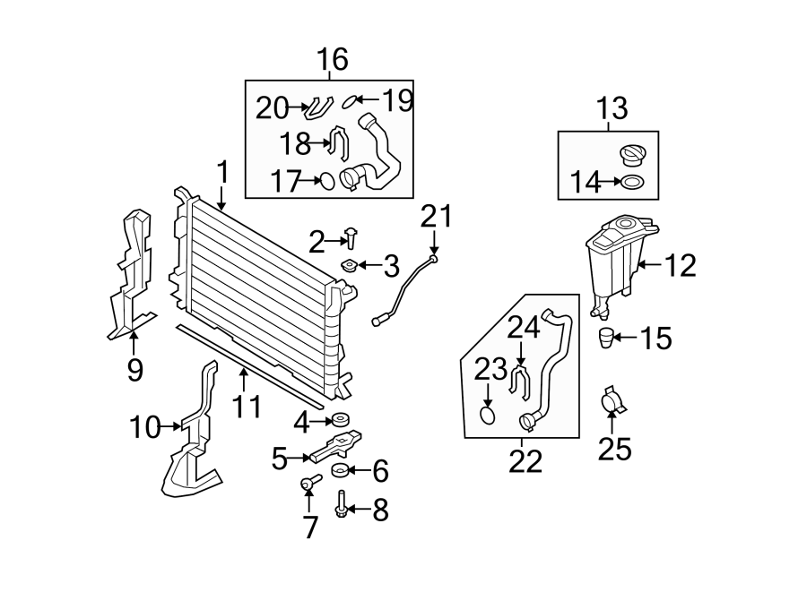 Radiator & components.