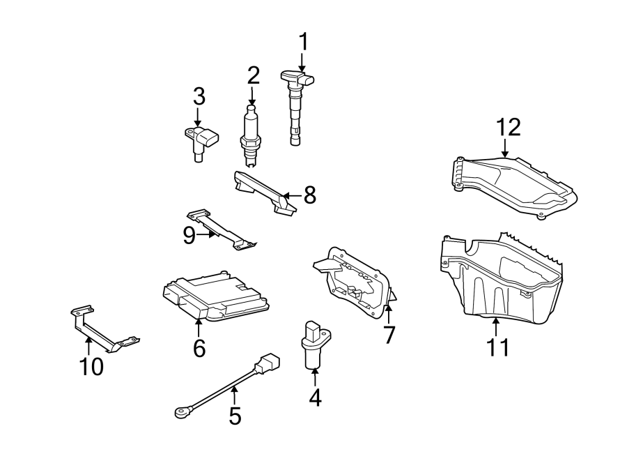 Diagram IGNITION SYSTEM. for your Audi SQ8  