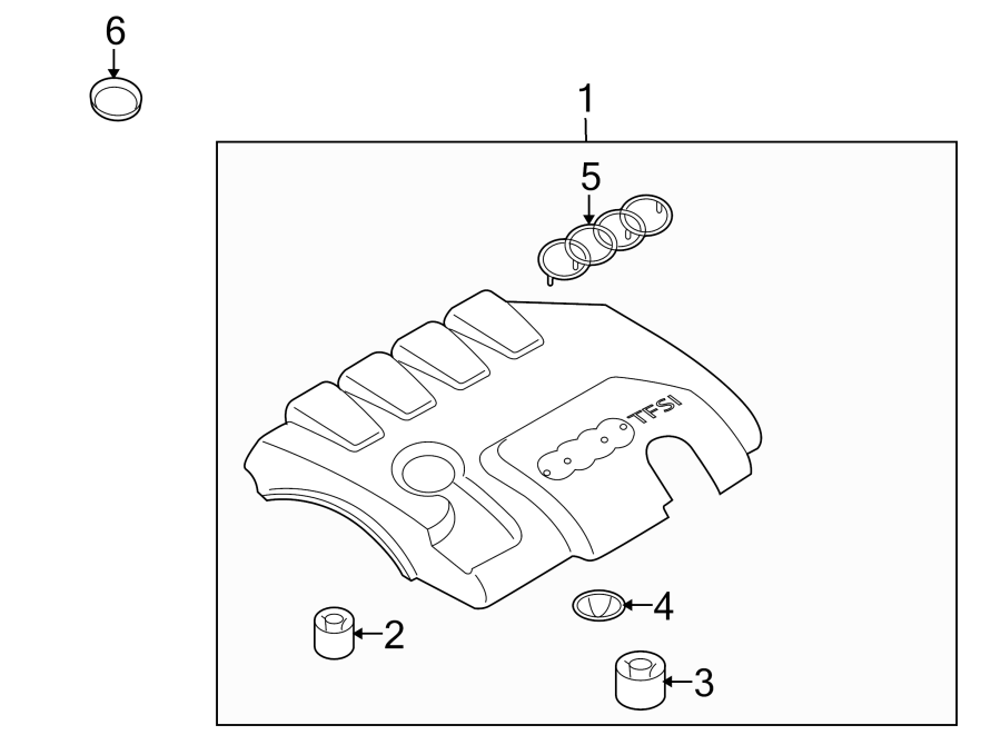 ENGINE / TRANSAXLE. ENGINE APPEARANCE COVER.