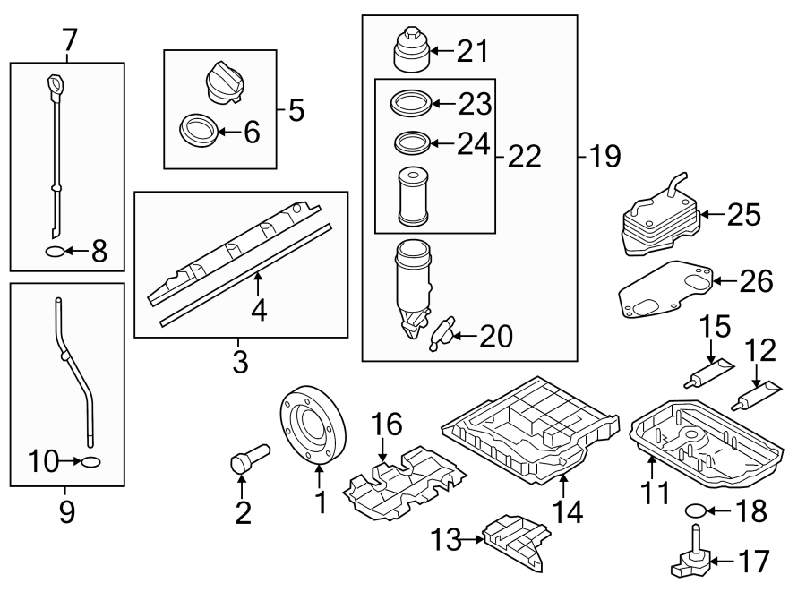 ENGINE / TRANSAXLE. ENGINE PARTS.