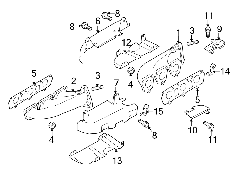 14Exhaust system. Manifold.https://images.simplepart.com/images/parts/motor/fullsize/1399372.png