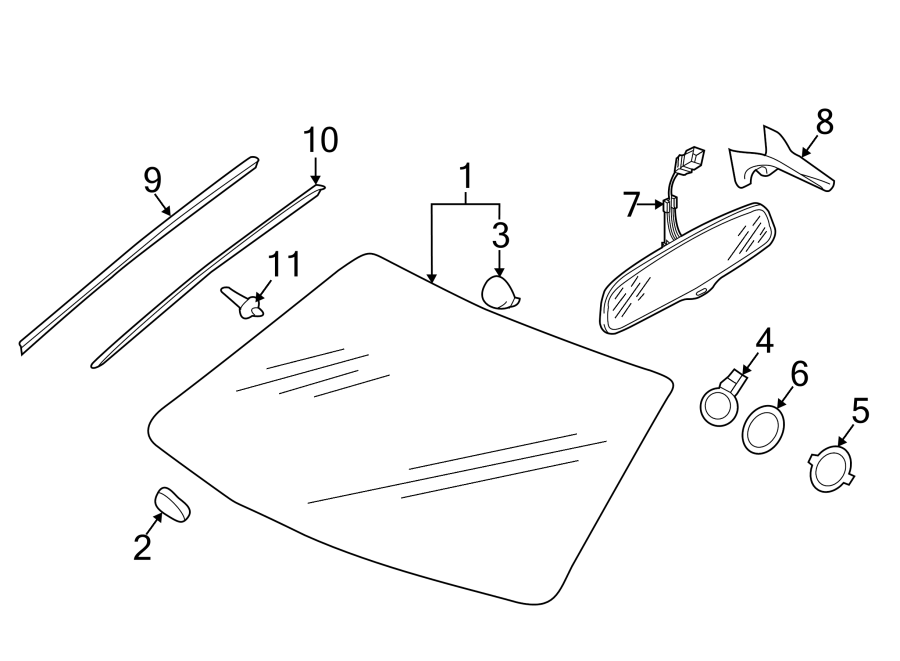 7WINDSHIELD. GLASS. REVEAL MOLDINGS.https://images.simplepart.com/images/parts/motor/fullsize/1399475.png