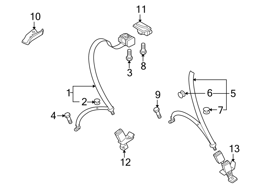 5RESTRAINT SYSTEMS. REAR SEAT BELTS.https://images.simplepart.com/images/parts/motor/fullsize/1399570.png